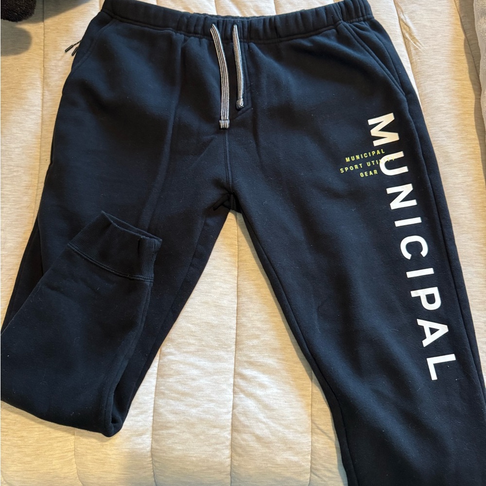 Municipal Black Sweatpants
